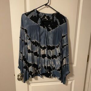 YFB tie dye blouse